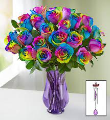 Red roses in heart box. Kaleidoscope Roses 12 24 Stems 1800flowers Com 140157