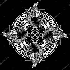 Gladiator armor tattoo, as well as these helmet designs, suit guys who are into details. Celtic Cross Tattoo Art And T Shirt Design Helm Of Awe Aegishjalmur Celtic Trinity Knot Tattoo Dragons Symbol Of The Viking Nordic Celtic Cross Ethnic Style Graphics Premium Vector In Adobe Illustrator