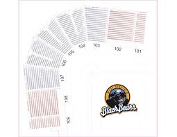 Black Bear Stadium Seating Chart Elcho Table