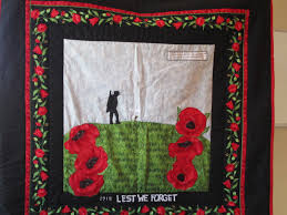 Anzac Quilt By Lesley Anzac Day Seasonal Wall Hangings Rose Quilt