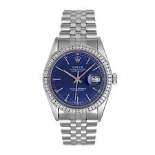 Nouvelles montres tous les jours. Men S Diamond Rolex Datejust Stainless Steel Watch 16014