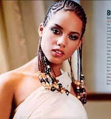 Top 10 Celebrities With Stunning Cornrow Hairstyles Cool Braid Hairstyles Cornrow Hairstyles Alicia Keys Braids