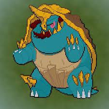The Nether Quartz Bricks On Instagram I Made Gigantamax Drednaw From Pokemon Sword And Shield Credits To Kiriaura For Sprite Pokemon Sprite Instagram