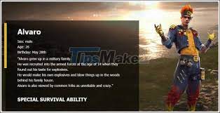 Give as many characters as you want and their ages, and feel free to elaborate. 4 Free Fire Characters Increase Damage To Weapons