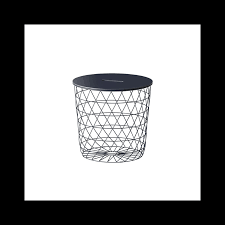 Get it as soon as wed, aug 18. Round Metal Coffee Table Thimble Modern Storage Table
