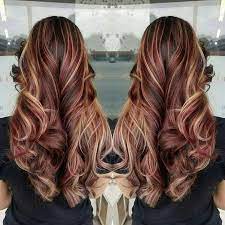 Clairol and l'oreal make color removal products that will only remove artificial color and not strip your hair. Burgundy Hair And Blonde Highlights Novocom Top