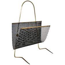 We did not find results for: Mid Century Modern Black Metal Brass Vintage Magazine Rack 1950s For Sale At 1stdibs