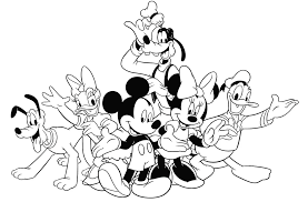Dibujos Para Colorear De Mickey