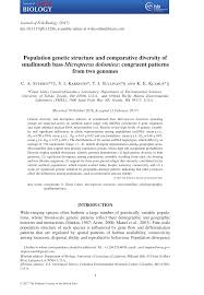 PDF) Population Genetic Structure of Smallmouth Bass Across North America:  Patterns From Two Genomes