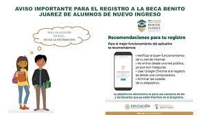 Check spelling or type a new query. Aviso Importante Para El Registro A La Beca Benito Juarez De Alumnos De Nuevo Ingreso Preparatoria Numero Uno Uaem