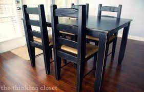 Super Painting Furniture Black Distressed Chairs 42 Ideas Distressed Kitchen Tables Black Kitchen Table Painted Kitchen Tables