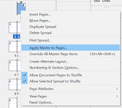 Then press alt (windows) or option (mac os) as you click a parent. How To Set Up Master Pages In Adobe Indesign Cc