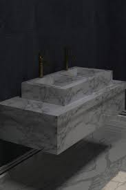 اشكال مغاسل رخام مودرن و فخمه بتصاميم حصرية 2019 Marble Small Bathroom Decor