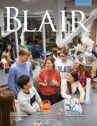 Winter Spring 2020 Blair Bulletin By Blair Academy Issuu