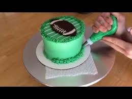 As our cakes are made to order, your bespoke request may not be covered in these ingredients. How To Decorate A Simple Football Cake Cakecentral Com