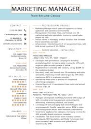 If you need more help, you can always refer to the following resume sample for a now that you've seen an example of a job winning marketing assistant resume, here are some tips to help you write your own. Marketing Assistant Resume Example Tips Resume Genius
