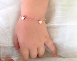 Check out our popular baby earrings in 14k yellow, white gold and 925 silver. 14k Solid Rose Gold Heart Bracelet Baby Girl Rose Gold Chain Bracelet 14k Heart Bracelets Baptism Gift Dainty Rose Gold Heart Bracelet Gold Heart Bracelet Girl Bracelets Baby Bracelet