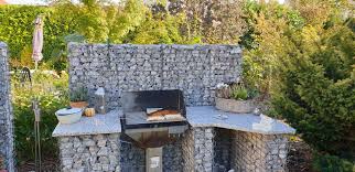 Gabionen Grill Gabionen Gartengestaltung Gabionen Grill