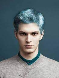 Mens Ensemble Hair We Can All Talk About Whether Or Not We D Like To Do All Blue Or Just In The Raised Part Of Men Hair Color Mens Hairstyles Hot Hair Colors