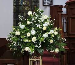 Flowers Arrangements Wedding Ceremony Church 44 Ideas For 2019 Church Flowers Creative Flower Arrangements White Flower Arrangements