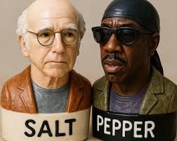 Blue Ribbon Geese Salt and Pepper Shaker Set.