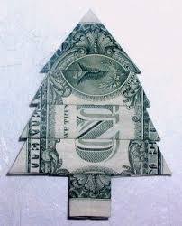 How To Make An Origami Christmas Tree With A Dollar Bill Google Search Origami Christmas Tree Christmas Origami Christmas Money