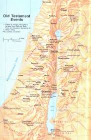Map Showing Location Of Old Testament Events Bible Maps