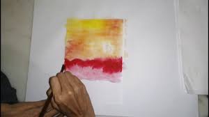 Teknik basah atas basah nusaki sumber : Pendidikan Seni Tahun 4 Teknik Catan Dan Teknik Basah Atas Basah Senja Nan Indah Youtube