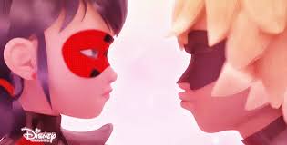 Ladybug kiss cat noir gif. Ladynoir Discovered By A On We Heart It