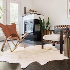 Zur pflege gehört allerdings auch, dass der kuhfellteppich regelmäßig ausgelüftet wird, da tierhaare. Vidaxl Teppich Echtes Kuhfell 150 170 Cm Beige Gitoparts