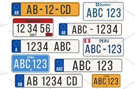 Car License Plate Eu Countries Car In 2020 Car License Plate Car Number Plates Number Plate
