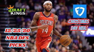 Alongside the projected and confirmed lineups, you can find draftkings and fanduel salaries, as well as our projections for each site. Christmas Day 12 25 20 Draftkings Fanduel Nba Picks Youtube