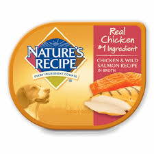 Nature's recipe is an old brand. Nature S Recipe Adult Dog Food Trays Chicken Salmon 2 75 Oz Case Of 12 Petco