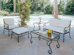 Woodard Sheffield Wrought Iron Cushion Lounge Set Gpkls Iron Patio Furniture Wrought Iron Patio Furniture Wrought Iron Patio Chairs
