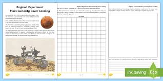 A parachute and powered descent will slow. Curiosity Mars Rover Payload Activity Teacher Made