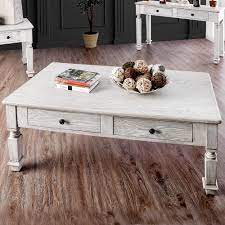 H) with 51 reviews and the stylewell rectangular white wood tray top coffee table (40 in. Furniture Of America Joby Rustic White 52 Inch Solid Wood Coffee Table Overstock 20300927