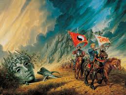 The Path Of Daggers Cover By Darrell K Sweet Click To Enlarge Wheel Of Time Books Robert Jordan Fantasy Illustration