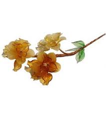 Murano long stem glass flowers. Murano Glass Flowers Long Stemmed Glass Flowers