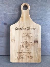 Handwritten Recipe Cutting Board Jane