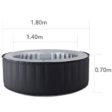 Brast Whirlpool Mspa Aufblasbar Fur 4 Personen Spa O180x70cm In Outdoor Pool 118 Massagedusen Timer Heizung Au In 2020 Aufblasbar Wellness Massage Whirlpool Aufblasbar