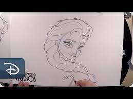 The best products start with sketch. How To Draw Elsa From Frozen Disney S Hollywood Studios Youtube
