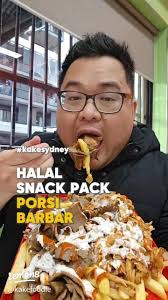 Discovering Halal Snack Pack Porsi Barbar di Sydney