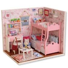 Blossom Age Diy Kendin Yap Oyuncak Ahsap Maket Ev Full Mobilya Dekorasyon Led Isikli Oyuncak Bebek Evleri Mobilya