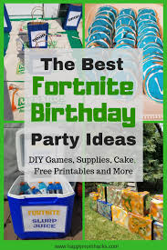 Best Fortnite Birthday Party Ideas Games Supplies Happy Mom Hacks Birthday Party Games 13th Birthday Parties Boy Birthday Parties
