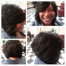 Full Sew In Layered Bob Bob Weave Hair Styles Sew In Weave