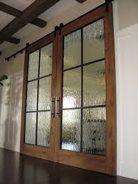 Pair Of 4ft X 9 Ft Track Doors Glass Barn Doors French Doors Interior Interior Barn Doors