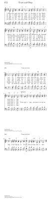 Trust And Obey Hymn Sheet Music Christian Songs Church Songs