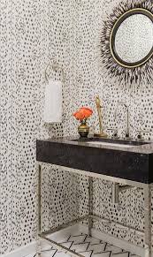 Black And White Powder Room Wallpaper Brunschwig Fils Le Touche Wallpaper Draws Attention With A Black And White Pattern Bathroom Wallpaper Black And White Bathroom Wallpaper Wood Room Wallpaper