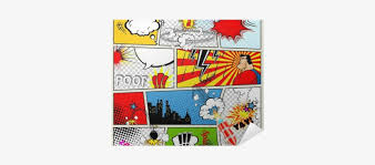 Comic book bubbles doodle set. Vector Retro Comic Book Speech Bubbles Poster Pixers Comic Book Strip Background Png Image Transparent Png Free Download On Seekpng