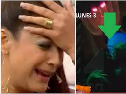 Karla Tarazona se entera en vivo que Alex Blas se besa con Daylin Curbelo